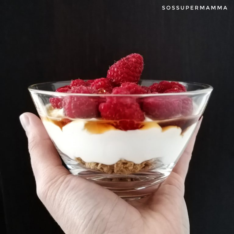 Colazione golosa con lo Yogurt Greco Sos Super Mamma