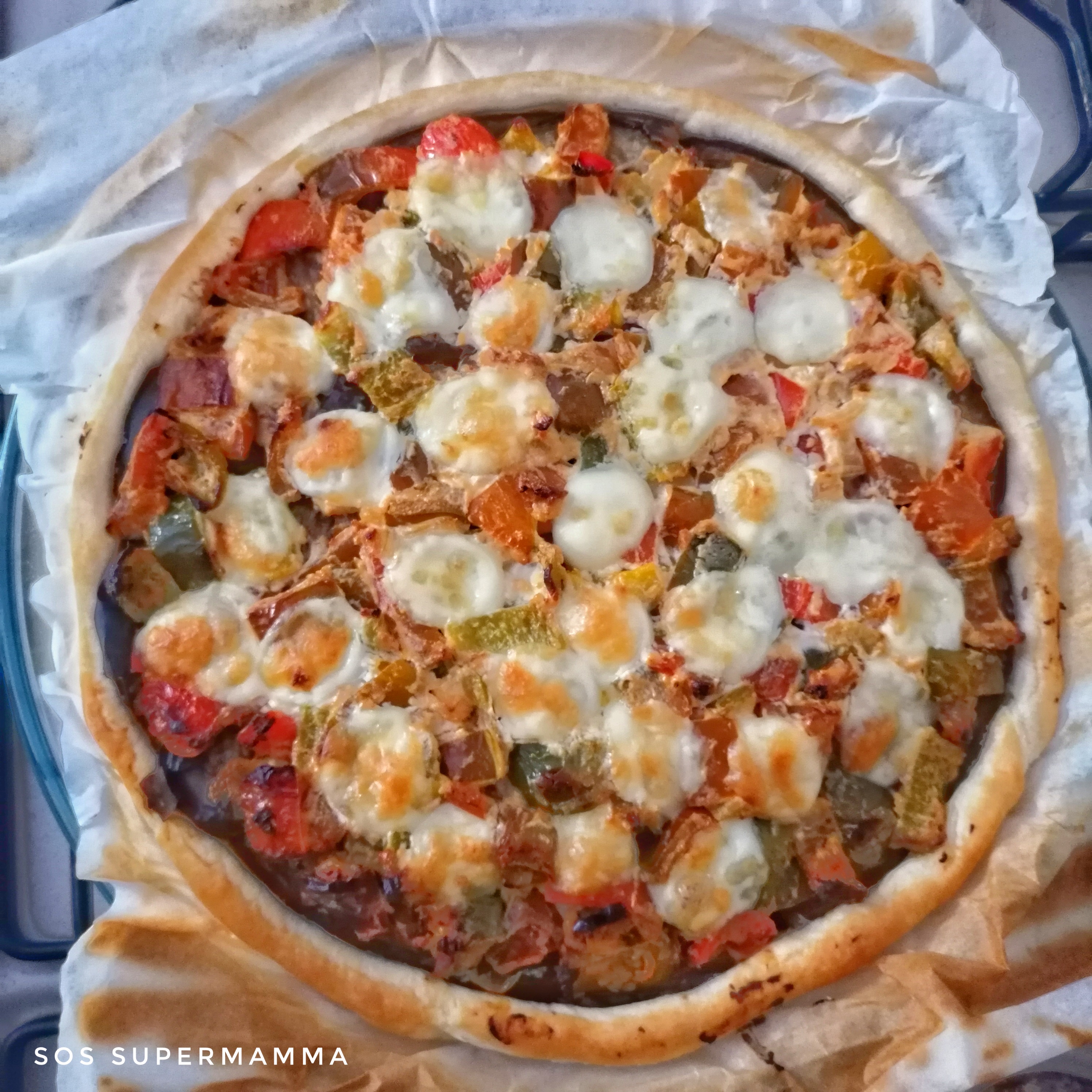 Torta salata melanzane e peperoni - Foto di Sossupermamma -