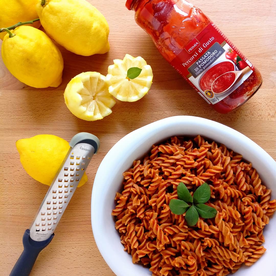 Pasta pomodoro e limone - Foto di Sossupermamma -