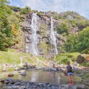 Il doppio salto della cascata - Foto di Sossupermamma -