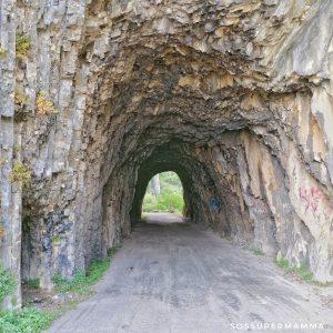 La galleria che porta all'Orrido di Bogn